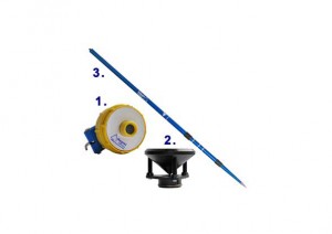 Лазерно-ультразвуковой дальномер, высотомер, угломер Vertex Laser VL402. Транспондер, адаптер, штатив